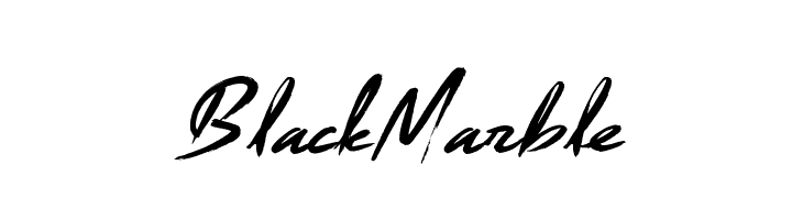 Black Marble Font