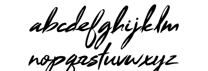 Black Marble Font LOWERCASE