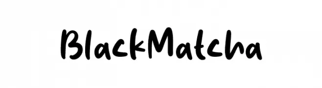 Black Matcha  baixar fontes gratis