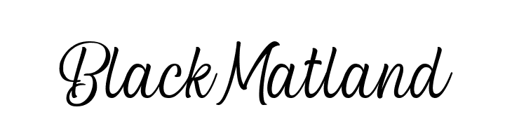 Black Matland  Free Fonts Download