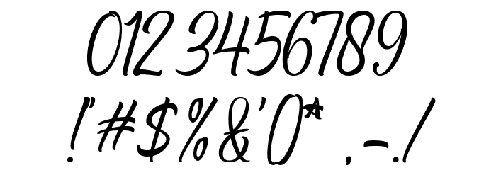 Black Matland Font OTHER CHARS