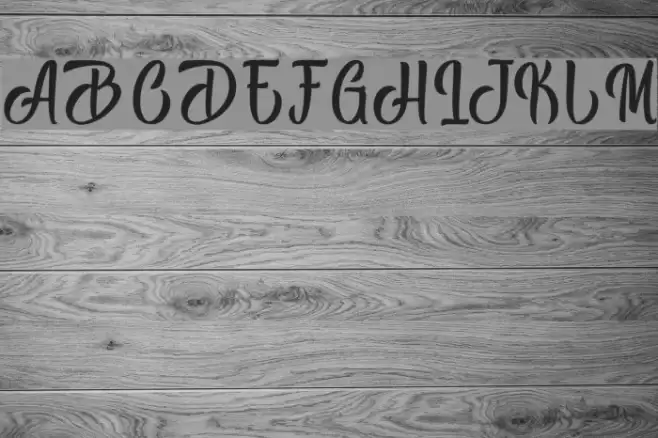 Black Melody - Personal Use Font examples