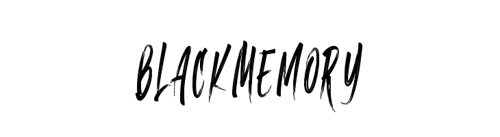 Black Memory  免费字体下载
