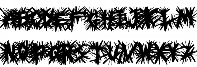 Black Metal Church Font UPPERCASE