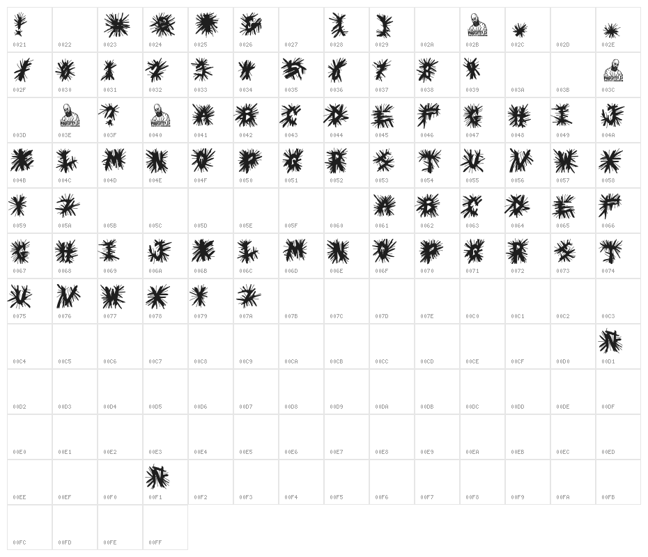 Black Metal Church Character Map