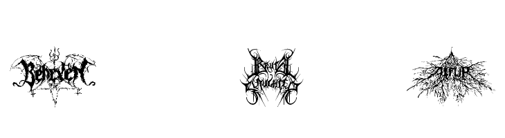 Black Metal G Font