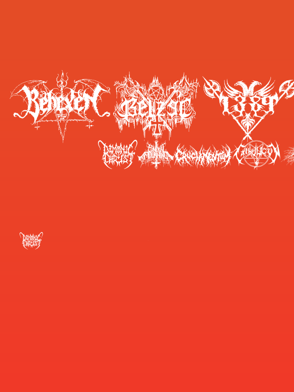 Black Metal G Poster