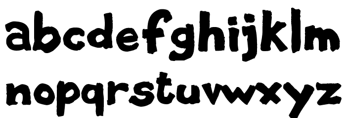 Black Metal Sans Font LOWERCASE