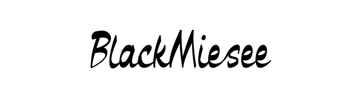 Black Miesee  لخطوط تنزيل