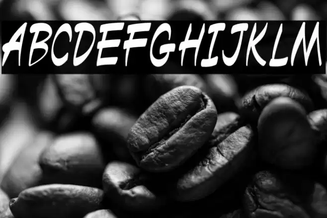 Black Miesee Font examples