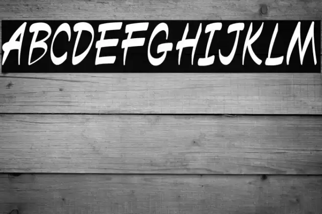 Black Miesee Font examples