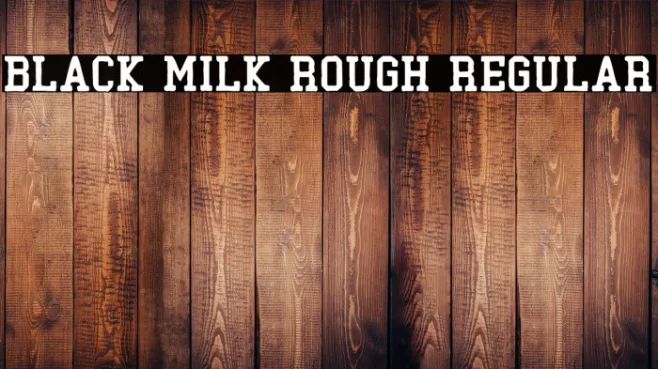 Black Milk Rough Regular Example 1