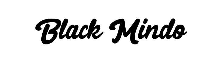 Black Mindo  フリーフォントのダウンロード