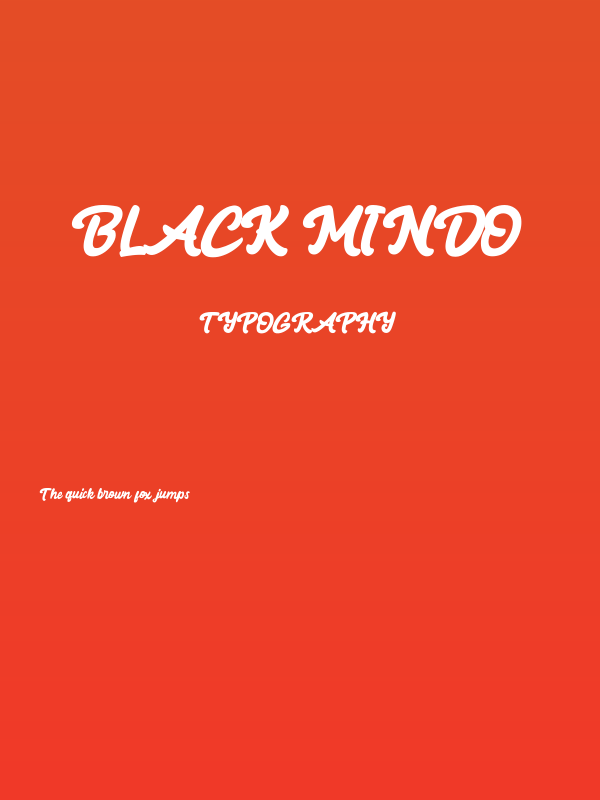 Black Mindo Poster