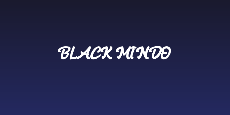 Black Mindo Social Header