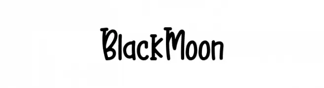 Black Moon  नि: शुल्क फ़ॉन्ट्स डाउनलोड
