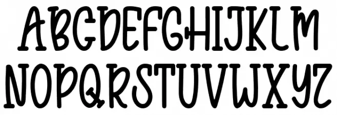 Black Moon Schriftart Groß