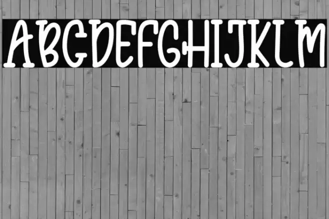 Black Moon Font examples