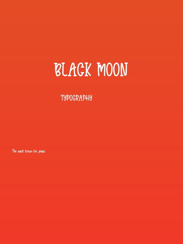 Black Moon Poster