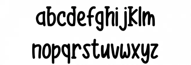 Black Moon خط أحرف صغيرة