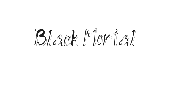 Black Mortal Logo