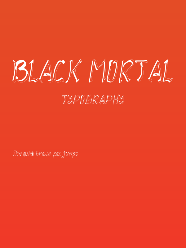 Black Mortal Poster