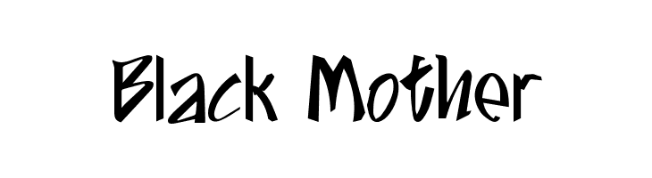 Black Mother  Free Fonts Download
