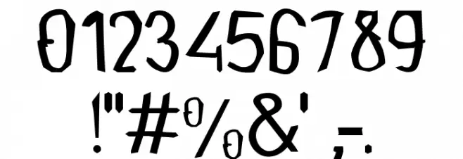 Black Mother Font OTHER CHARS