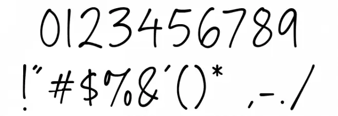 Black Mystique Font OTHER CHARS