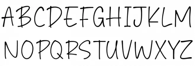 Black Mystique Font UPPERCASE