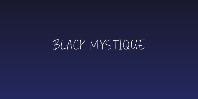 Black Mystique Social Header