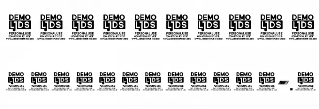 Black Nemesis Perosonal USE DEMO-Grunge Font OTHER CHARS