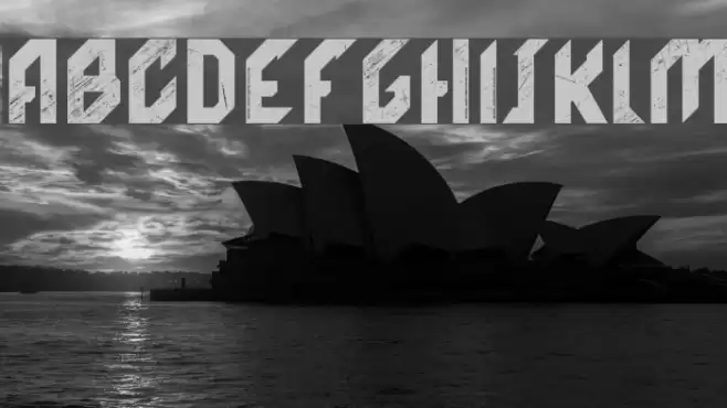 Black Nemesis Perosonal USE DEMO-Grunge Font examples