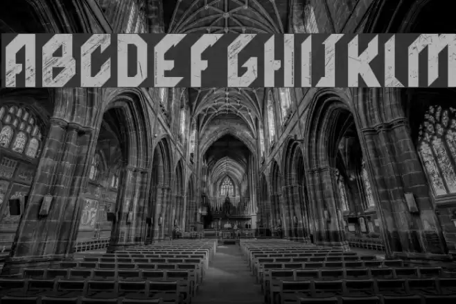 Black Nemesis Perosonal USE DEMO-Grunge Font examples