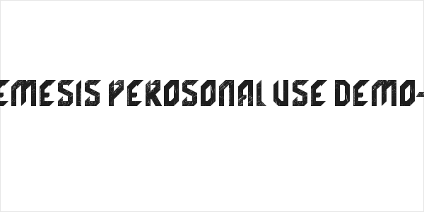 Black Nemesis Perosonal USE DEMO-Grunge Logo