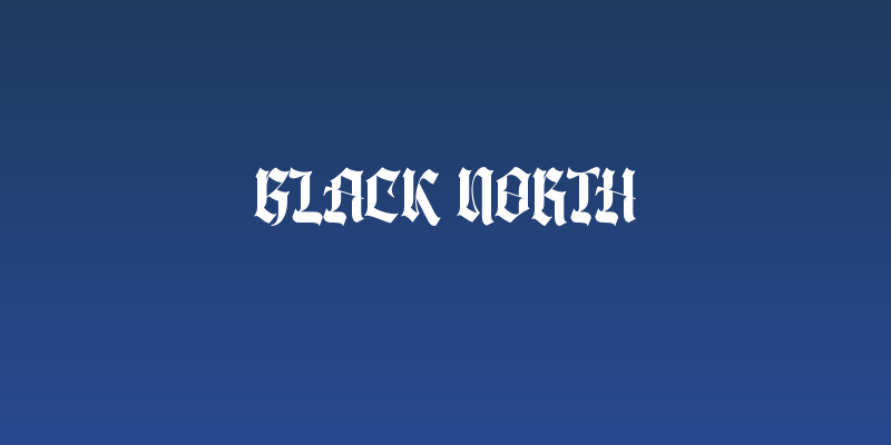 Black North Social Header