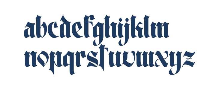Black North Lowercase