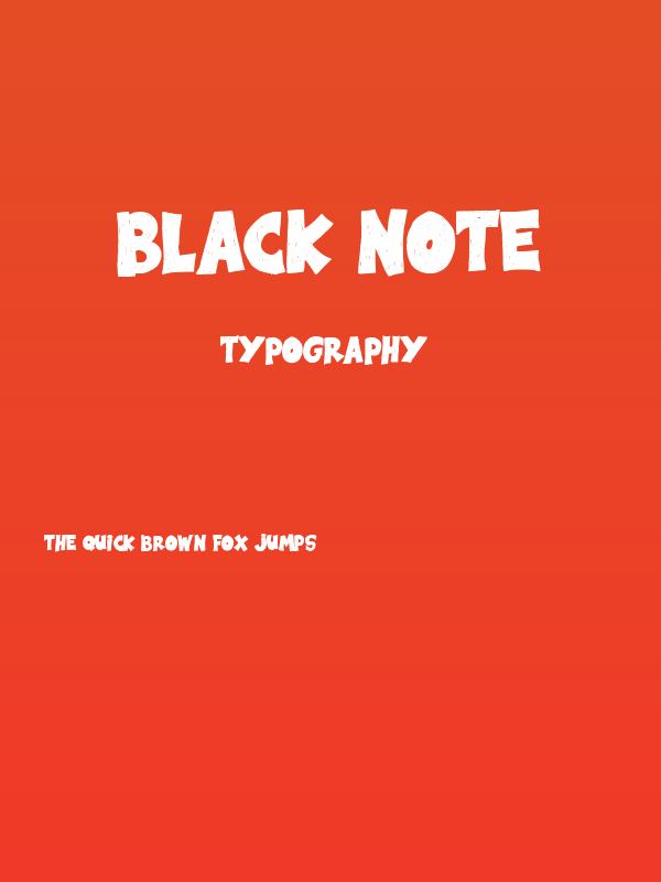Black Note Poster