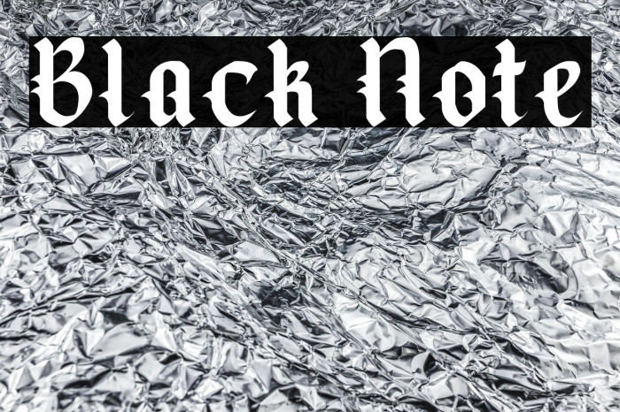 Black Note Example 2