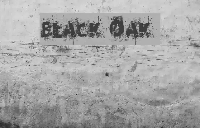 Black Oak Font examples