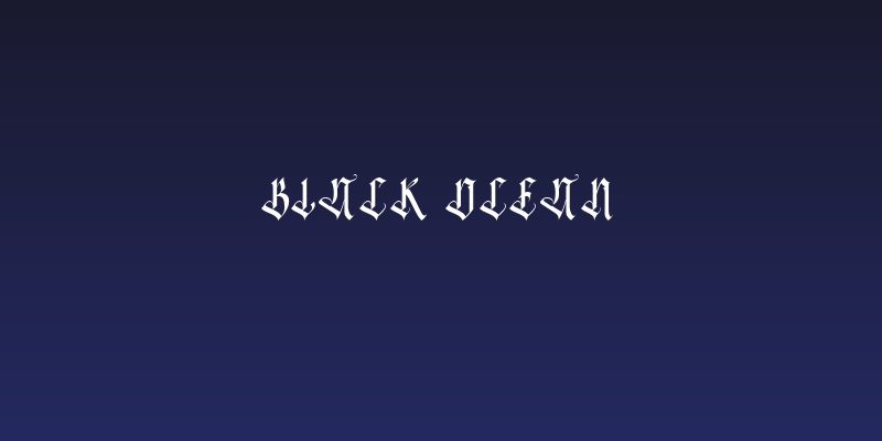Black Ocean Social Header