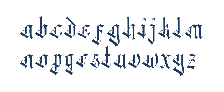 Black Ocean Lowercase