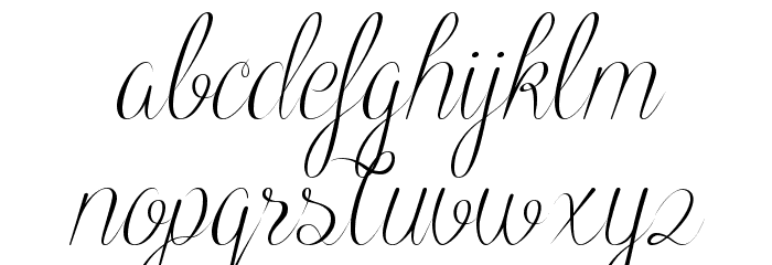 Black Olives Font LOWERCASE