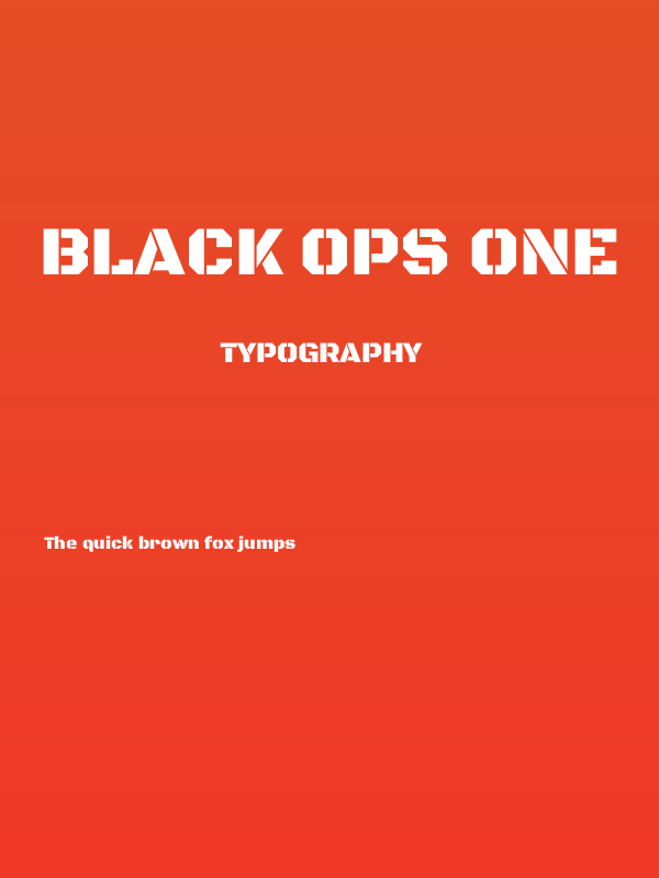 Black Ops One Poster