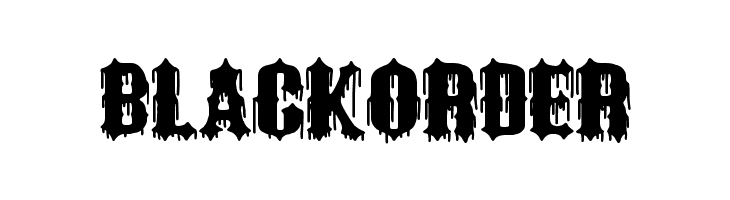 Black Order  Fuentes Gratis Descargar