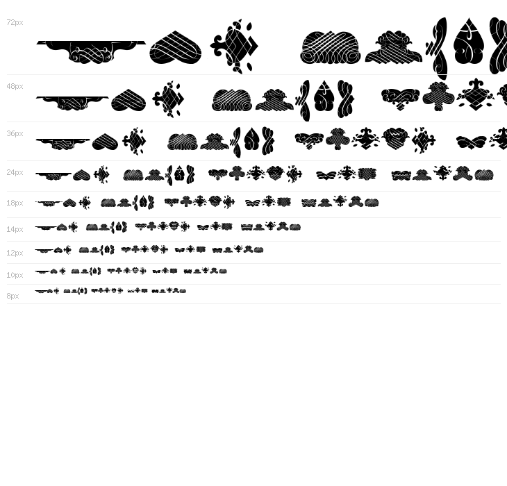 Black Ornaments Free Waterfall