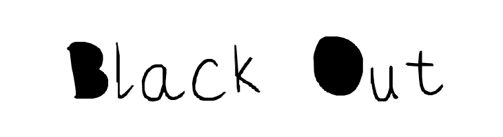 Black Out  font caratteri gratis