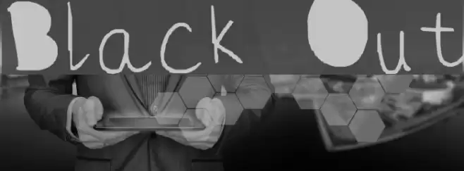 Black Out Fonte examples