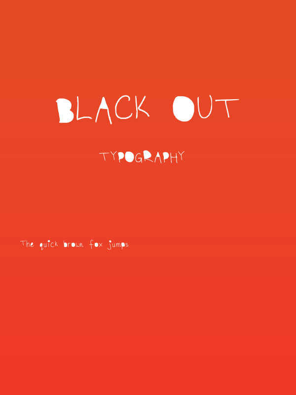 Black Out Poster