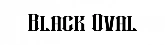 Black Oval  baixar fontes gratis
